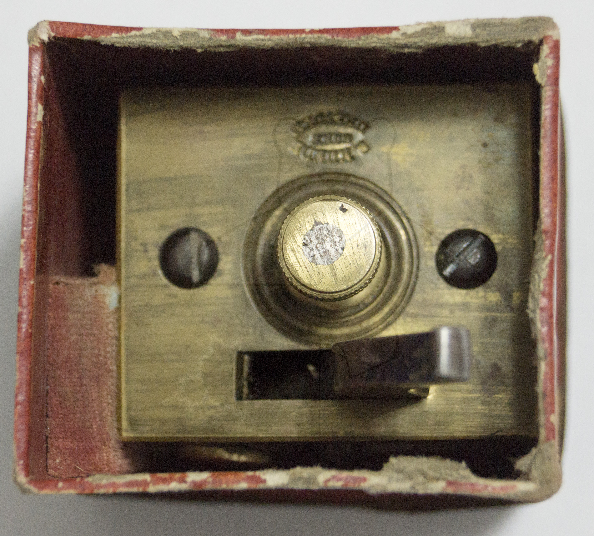 Schröpfschnepper, ca. 1870, der Schröpfschnepper in der Verpackung